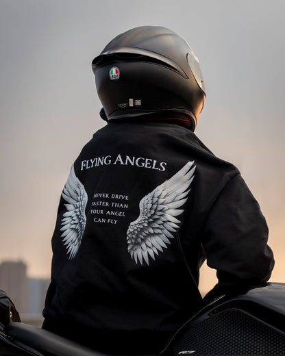 Flying Angels Hoodie + Stofftasche